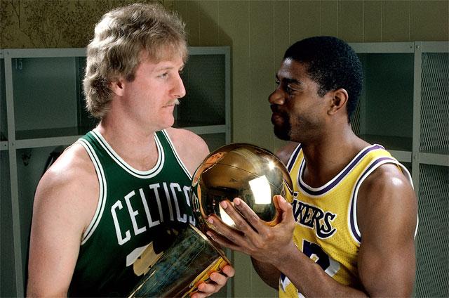 Magic Johnson and Larry Bird will be honoured with the NBA