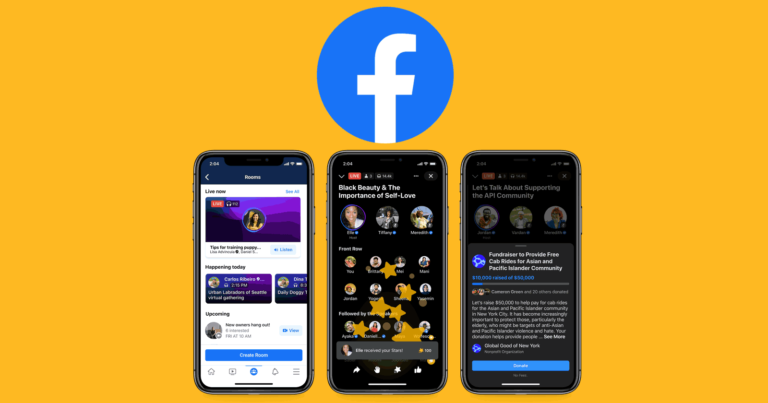 Facebook launches ClubHouse Competition – Live Audio Rooms