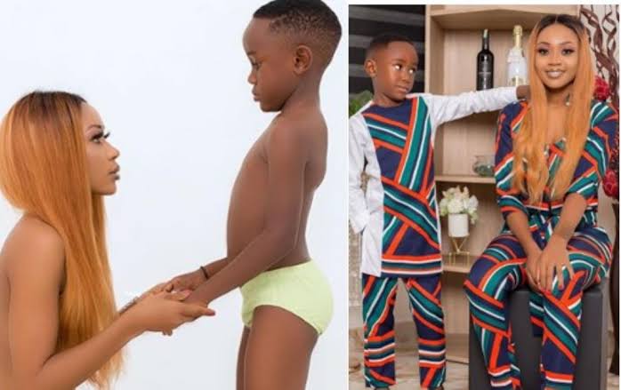 Ghanaian Actress who posed nude with her son gets Jail Sentence